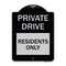 Signmission Private Drive Private Drive Residents Heavy-Gauge Aluminum Sign, 24" x 18", BS-1824-23271 A-DES-BS-1824-23271 - alternate 1